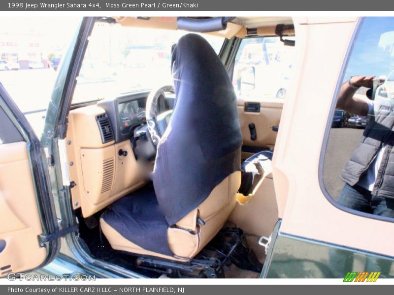 Moss Green Pearl / Green/Khaki 1998 Jeep Wrangler Sahara 4x4