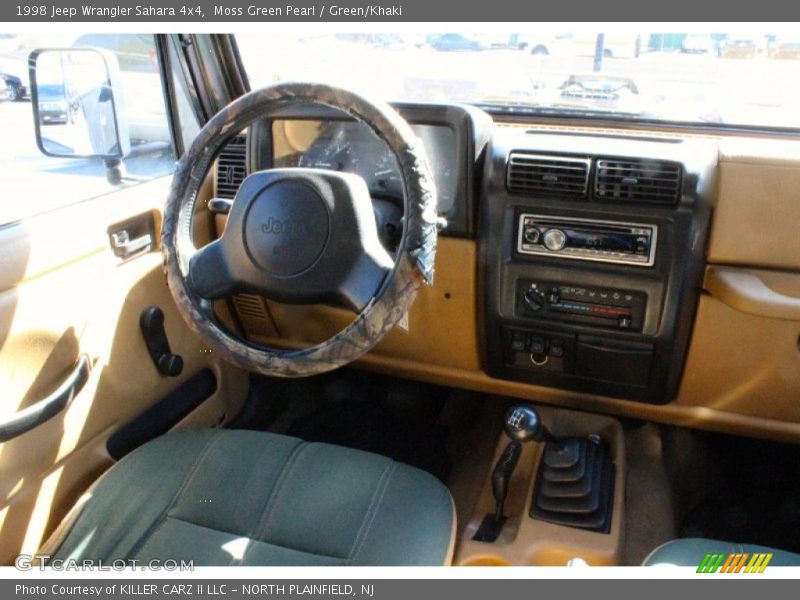 Moss Green Pearl / Green/Khaki 1998 Jeep Wrangler Sahara 4x4