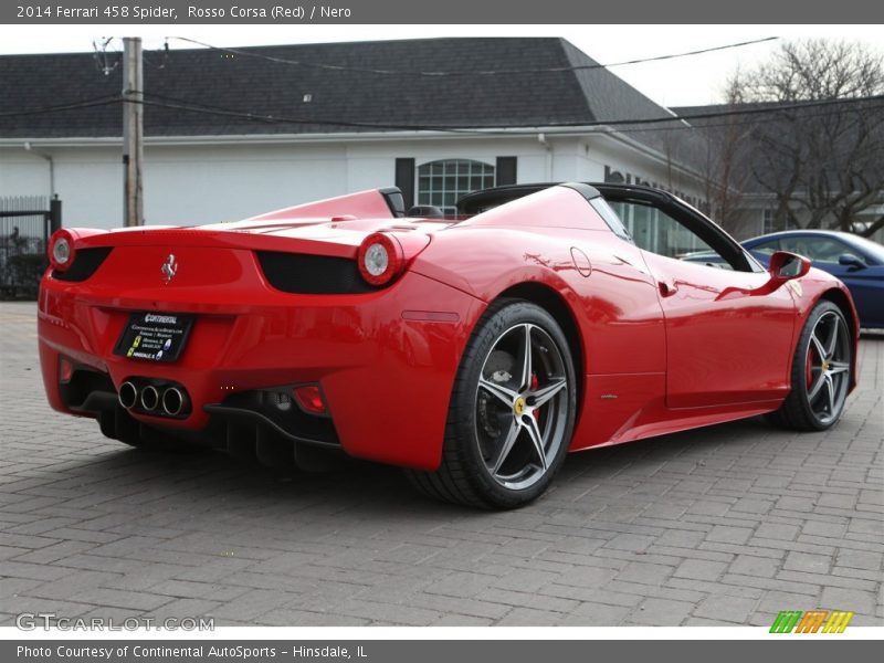 Rosso Corsa (Red) / Nero 2014 Ferrari 458 Spider