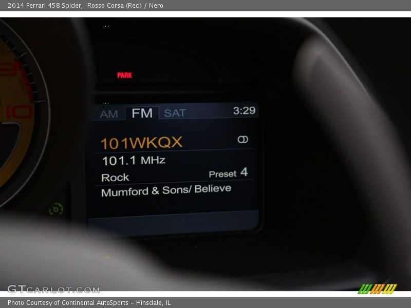 Rosso Corsa (Red) / Nero 2014 Ferrari 458 Spider
