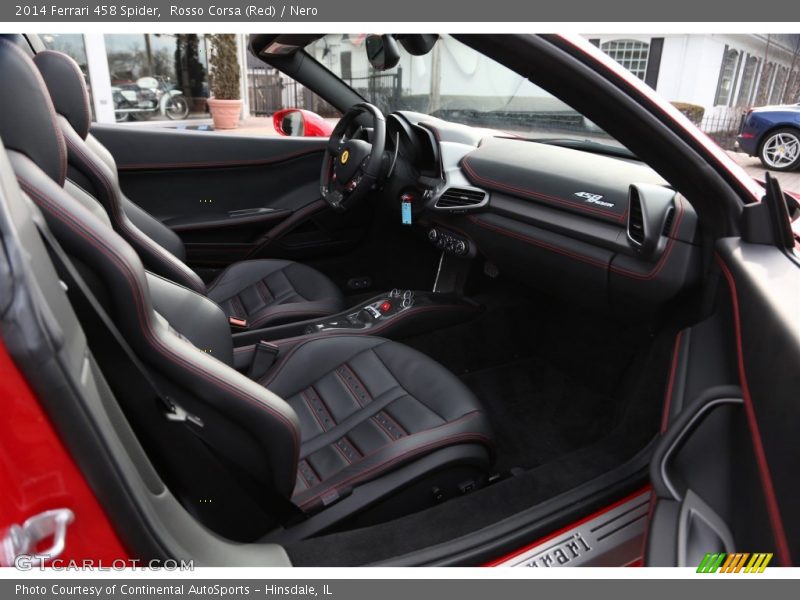 Rosso Corsa (Red) / Nero 2014 Ferrari 458 Spider