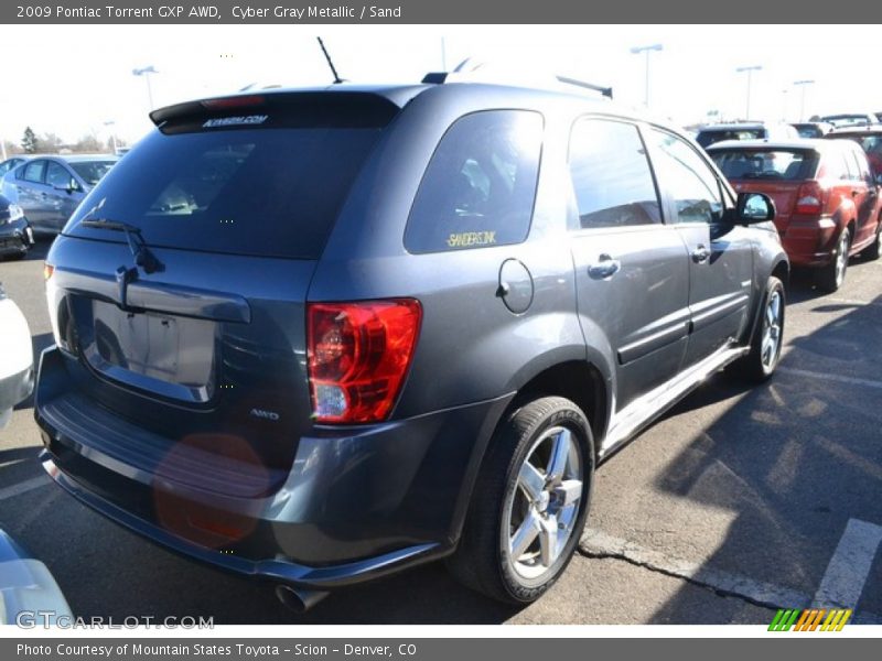 Cyber Gray Metallic / Sand 2009 Pontiac Torrent GXP AWD