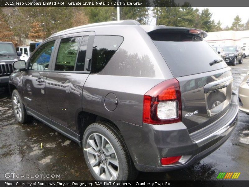 Granite Crystal Metallic / Dark Slate Gray 2015 Jeep Compass Limited 4x4
