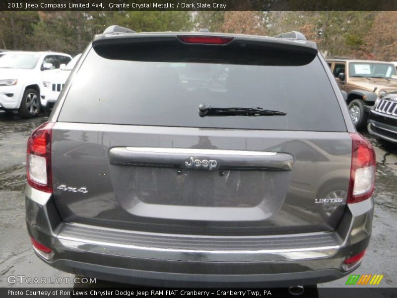 Granite Crystal Metallic / Dark Slate Gray 2015 Jeep Compass Limited 4x4