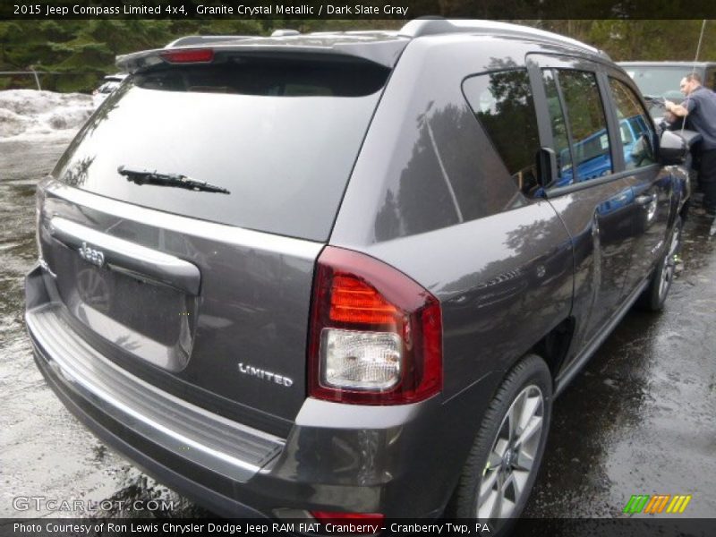 Granite Crystal Metallic / Dark Slate Gray 2015 Jeep Compass Limited 4x4