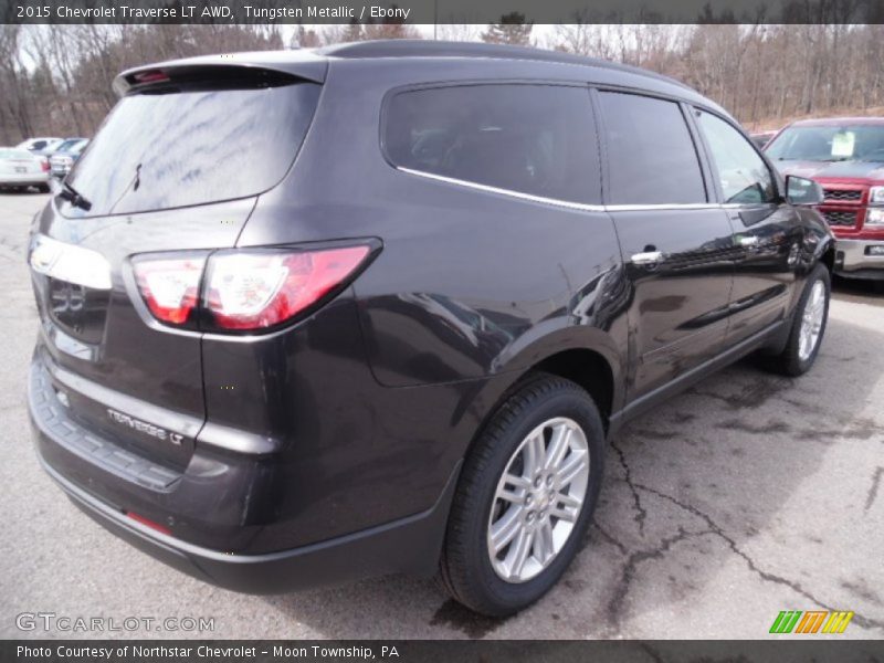 Tungsten Metallic / Ebony 2015 Chevrolet Traverse LT AWD