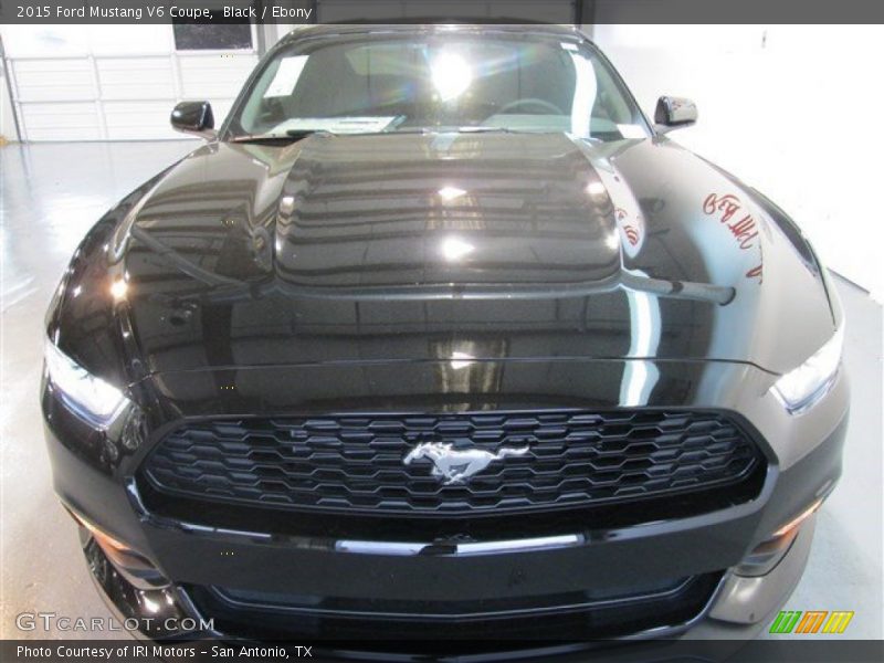Black / Ebony 2015 Ford Mustang V6 Coupe