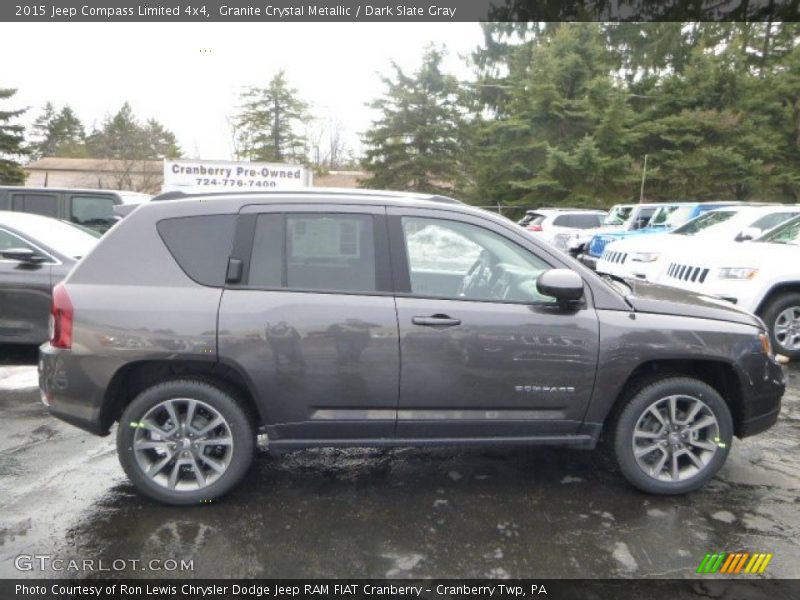 Granite Crystal Metallic / Dark Slate Gray 2015 Jeep Compass Limited 4x4