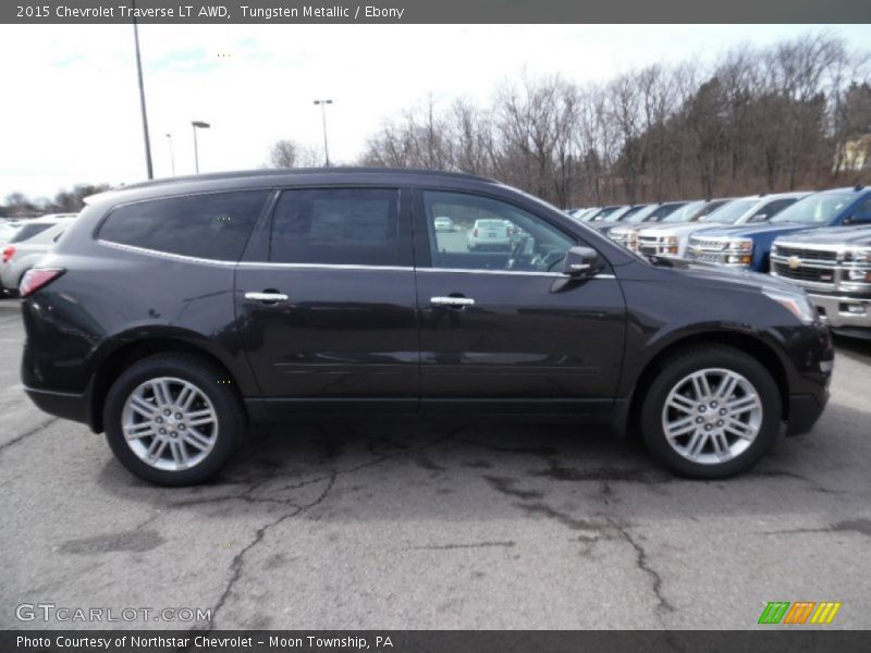Tungsten Metallic / Ebony 2015 Chevrolet Traverse LT AWD