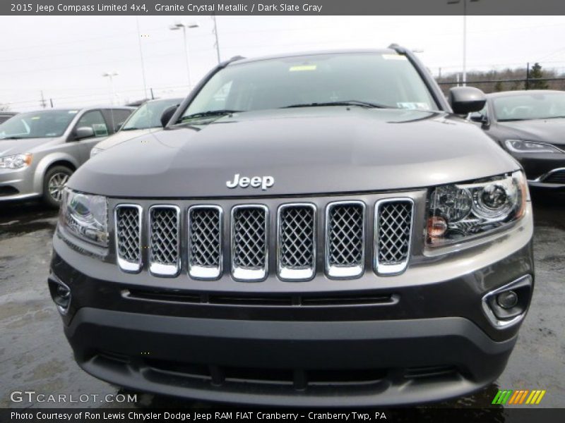 Granite Crystal Metallic / Dark Slate Gray 2015 Jeep Compass Limited 4x4
