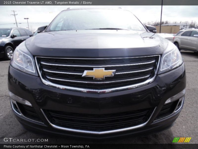 Tungsten Metallic / Ebony 2015 Chevrolet Traverse LT AWD