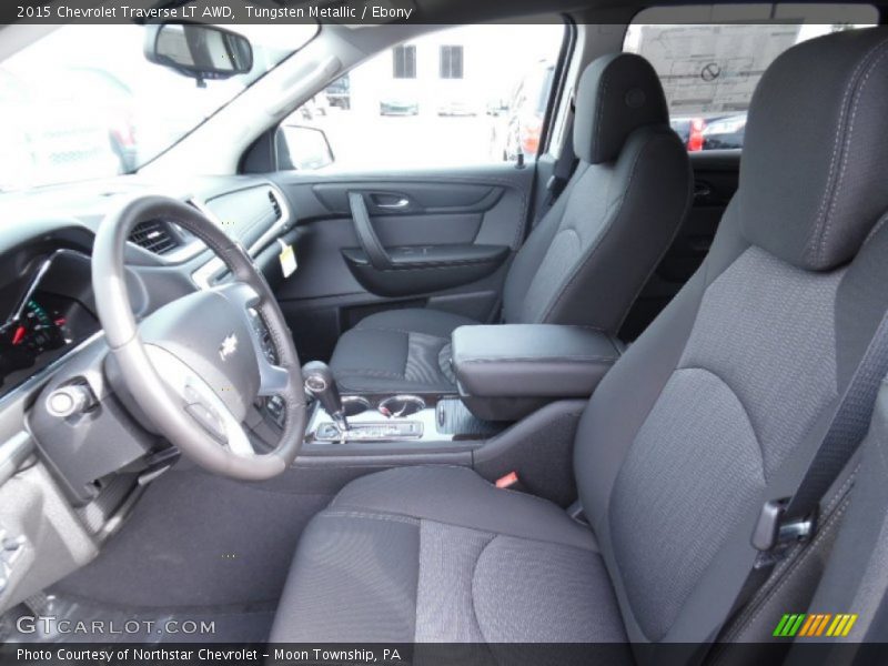 Tungsten Metallic / Ebony 2015 Chevrolet Traverse LT AWD