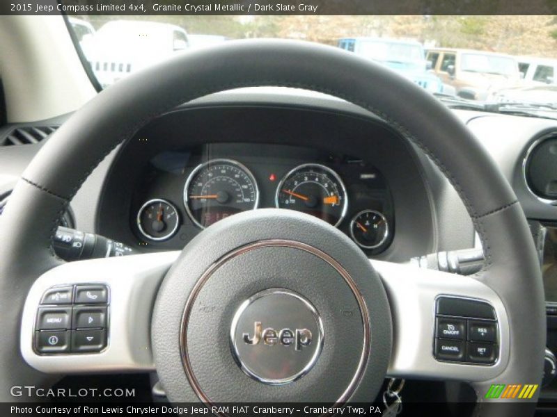 Granite Crystal Metallic / Dark Slate Gray 2015 Jeep Compass Limited 4x4