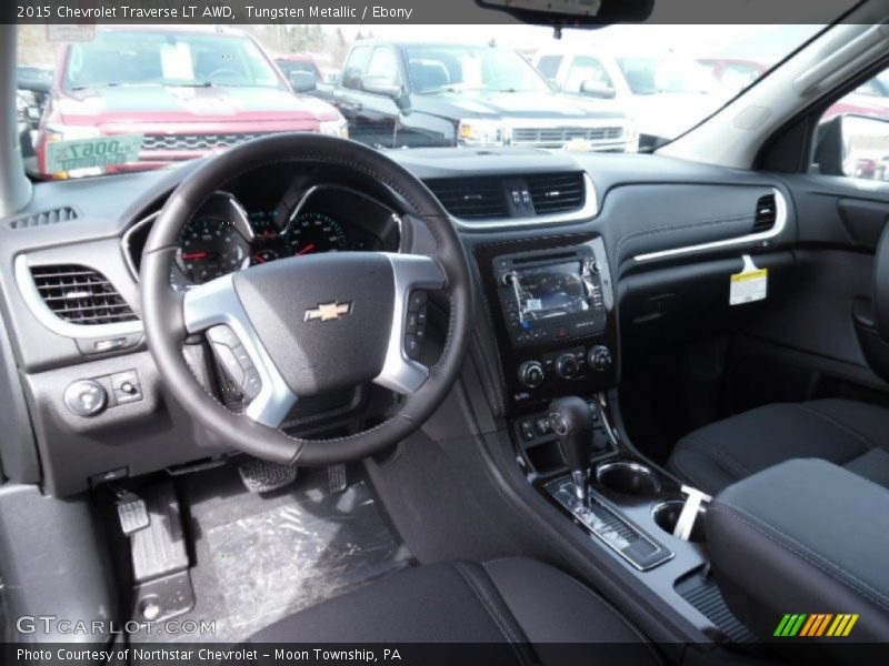 Tungsten Metallic / Ebony 2015 Chevrolet Traverse LT AWD