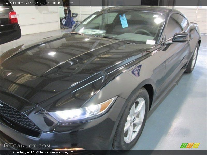 Black / Ebony 2015 Ford Mustang V6 Coupe