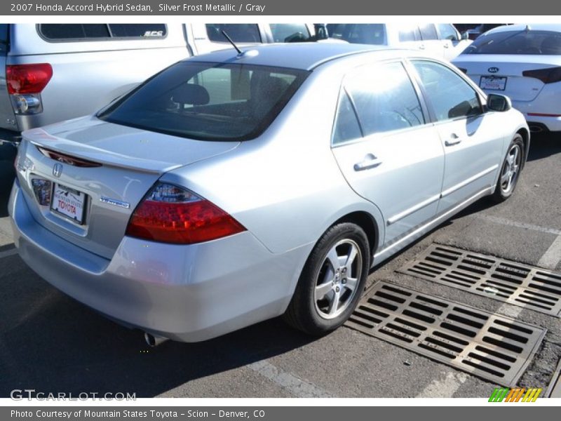 Silver Frost Metallic / Gray 2007 Honda Accord Hybrid Sedan