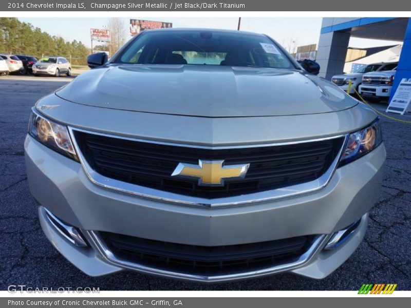 Champagne Silver Metallic / Jet Black/Dark Titanium 2014 Chevrolet Impala LS