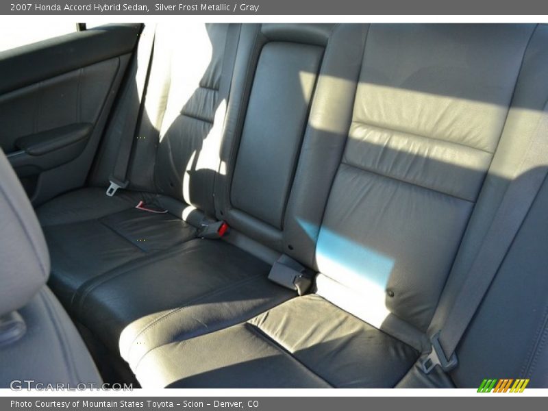 Silver Frost Metallic / Gray 2007 Honda Accord Hybrid Sedan
