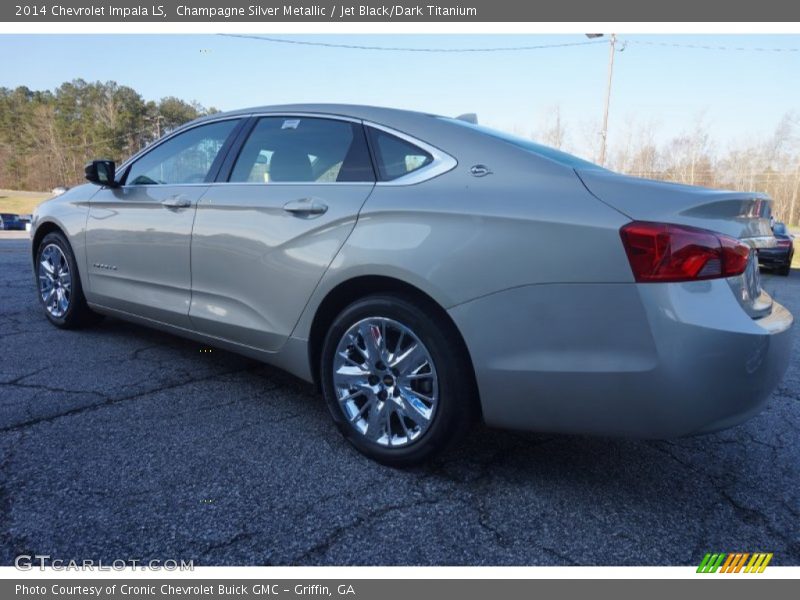 Champagne Silver Metallic / Jet Black/Dark Titanium 2014 Chevrolet Impala LS