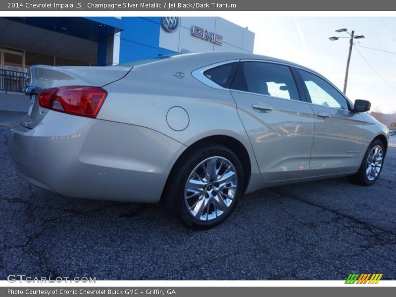 Champagne Silver Metallic / Jet Black/Dark Titanium 2014 Chevrolet Impala LS