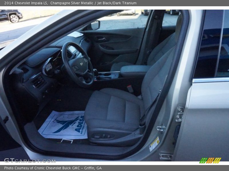 Champagne Silver Metallic / Jet Black/Dark Titanium 2014 Chevrolet Impala LS