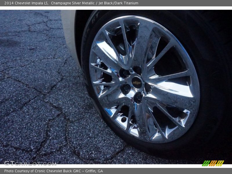 Champagne Silver Metallic / Jet Black/Dark Titanium 2014 Chevrolet Impala LS