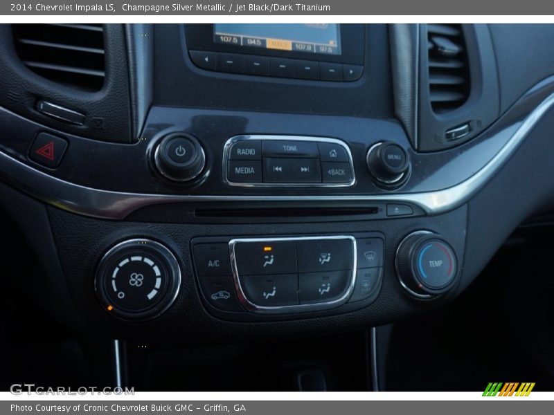 Champagne Silver Metallic / Jet Black/Dark Titanium 2014 Chevrolet Impala LS