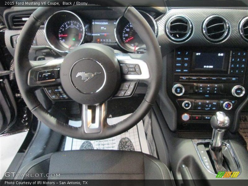 Black / Ebony 2015 Ford Mustang V6 Coupe