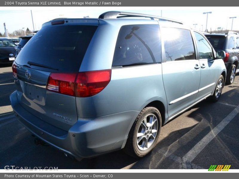 Blue Mirage Metallic / Fawn Beige 2004 Toyota Sienna XLE Limited