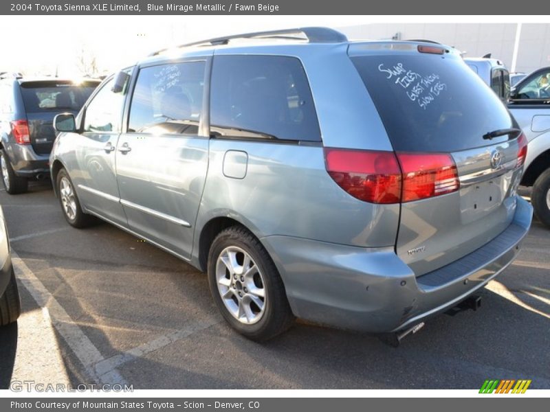 Blue Mirage Metallic / Fawn Beige 2004 Toyota Sienna XLE Limited