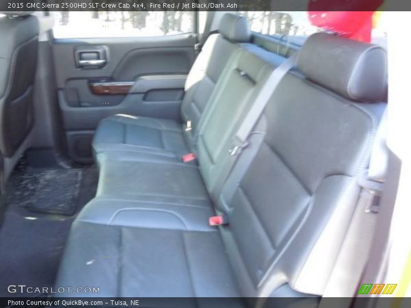 Rear Seat of 2015 Sierra 2500HD SLT Crew Cab 4x4