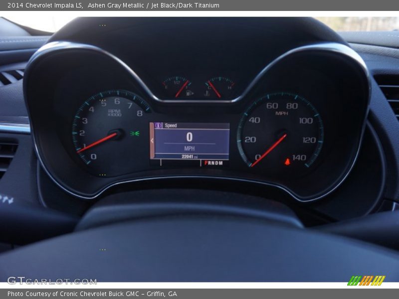 Ashen Gray Metallic / Jet Black/Dark Titanium 2014 Chevrolet Impala LS
