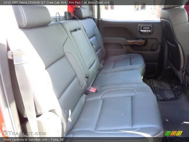 Rear Seat of 2015 Sierra 2500HD SLT Crew Cab 4x4