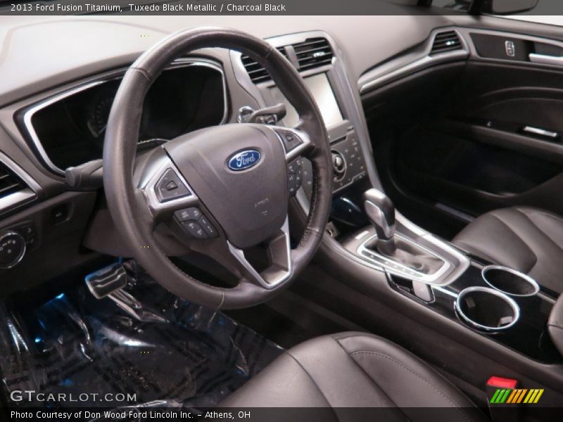 Tuxedo Black Metallic / Charcoal Black 2013 Ford Fusion Titanium