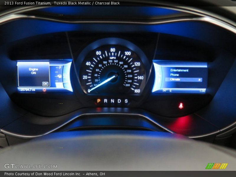 Tuxedo Black Metallic / Charcoal Black 2013 Ford Fusion Titanium