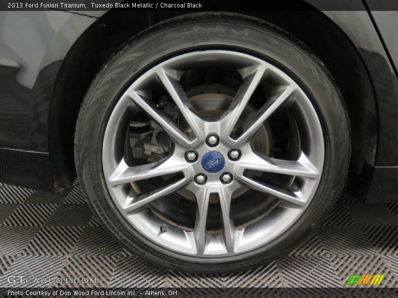 Tuxedo Black Metallic / Charcoal Black 2013 Ford Fusion Titanium