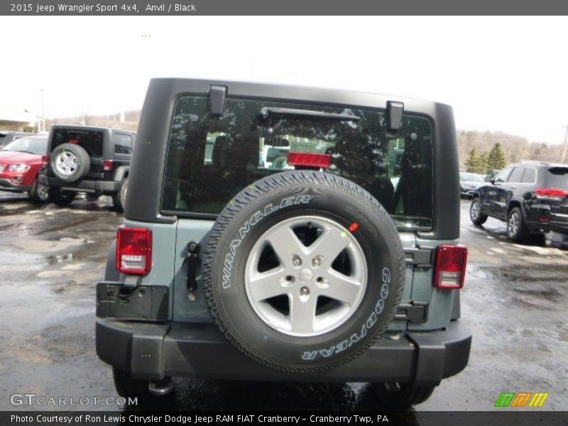 Anvil / Black 2015 Jeep Wrangler Sport 4x4