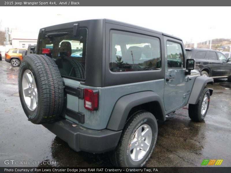 Anvil / Black 2015 Jeep Wrangler Sport 4x4