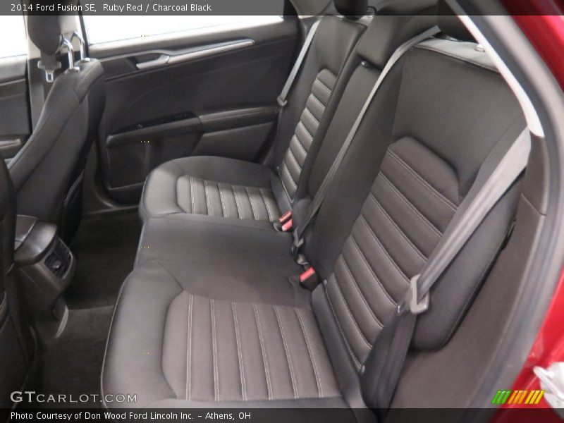 Ruby Red / Charcoal Black 2014 Ford Fusion SE