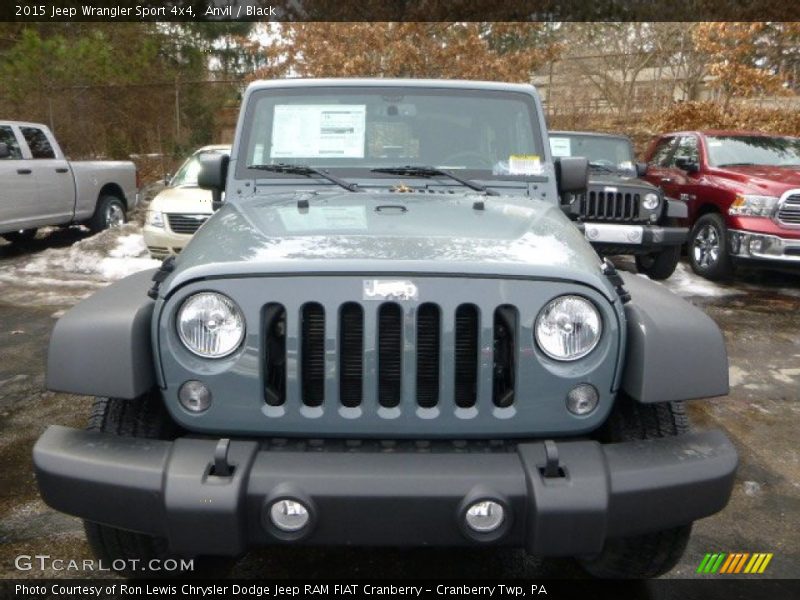 Anvil / Black 2015 Jeep Wrangler Sport 4x4