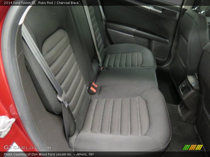 Ruby Red / Charcoal Black 2014 Ford Fusion SE