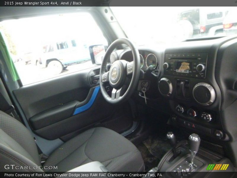 Anvil / Black 2015 Jeep Wrangler Sport 4x4