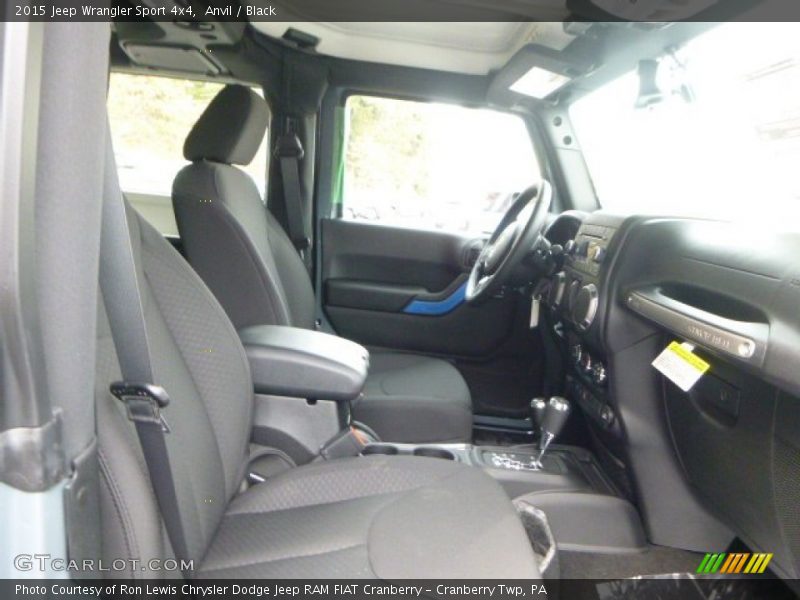 Anvil / Black 2015 Jeep Wrangler Sport 4x4