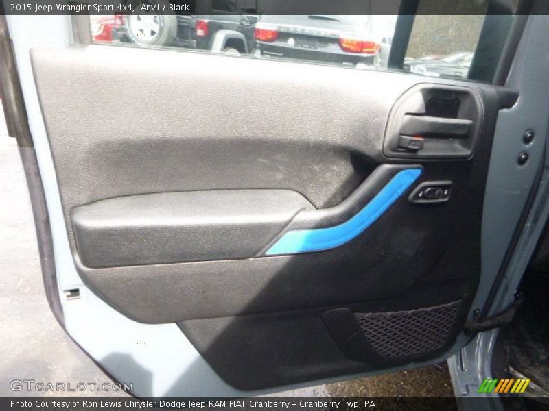 Anvil / Black 2015 Jeep Wrangler Sport 4x4