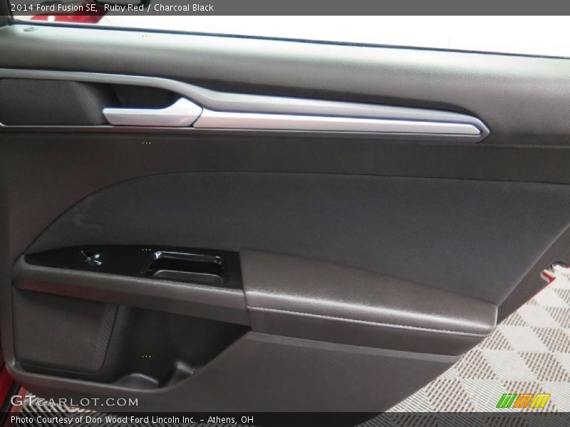 Ruby Red / Charcoal Black 2014 Ford Fusion SE
