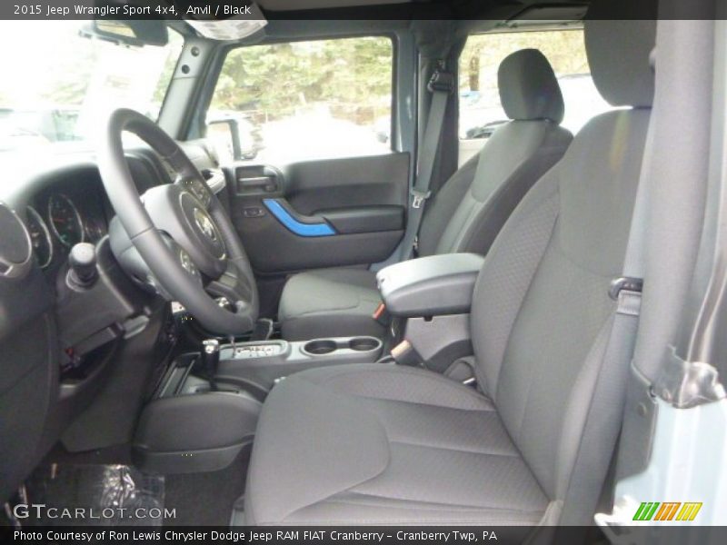 Anvil / Black 2015 Jeep Wrangler Sport 4x4