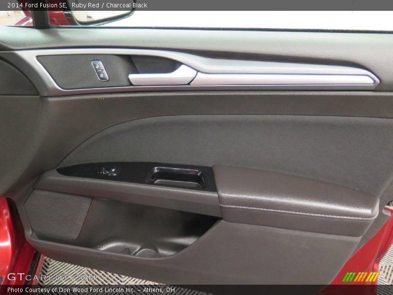 Ruby Red / Charcoal Black 2014 Ford Fusion SE