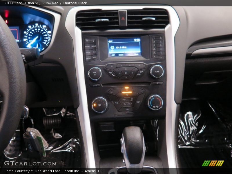 Ruby Red / Charcoal Black 2014 Ford Fusion SE