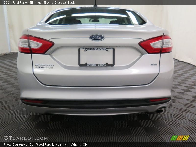 Ingot Silver / Charcoal Black 2014 Ford Fusion SE