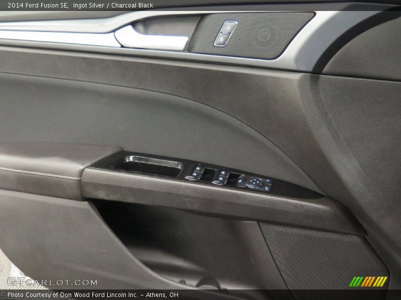 Ingot Silver / Charcoal Black 2014 Ford Fusion SE